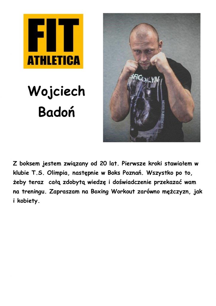 sylwetka trenera - Wojciech Badoń